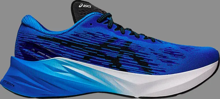 Кроссовки novablast 3 'electric blue black' Asics, синий
Кроссовки novablast 3 'electric blue black' Asics, синий