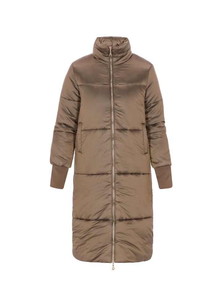 Faina Женское пальто коричнево-бронзового цвета
Faina Женское пальто коричнево-бронзового цвета