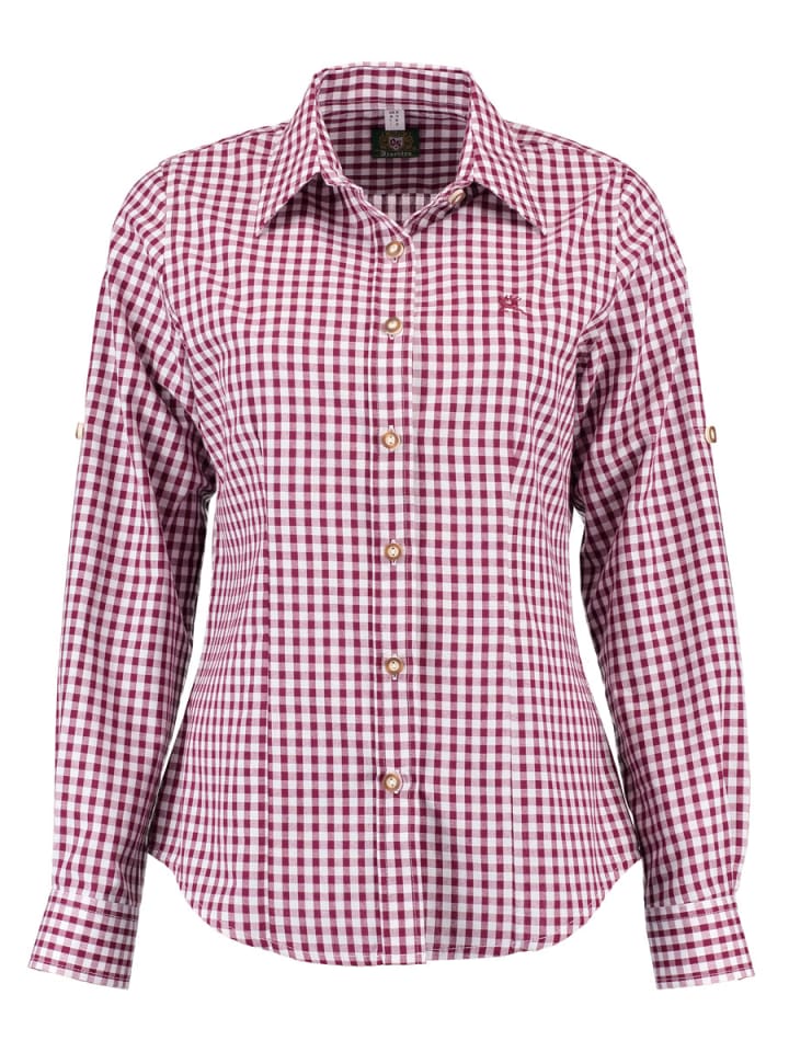 Блузка Qorru бордового цвета OS-Trachten
Блузка Qorru бордового цвета OS-Trachten