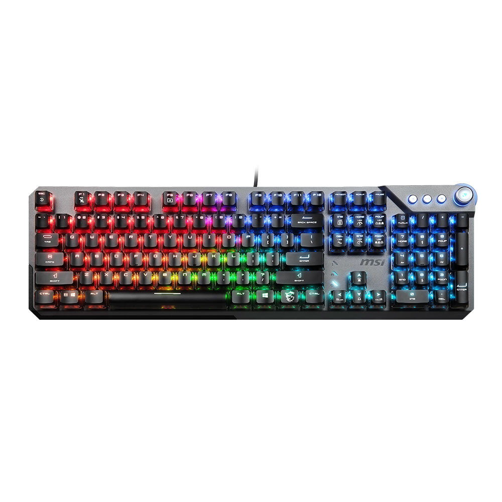 Механическая проводная игровая клавиатура MSI GK71 Sonic - Red Switches, черный, английская раскладка
Механическая проводная игровая клавиатура MSI GK71 Sonic - Red Switches, черный, английская раскладка