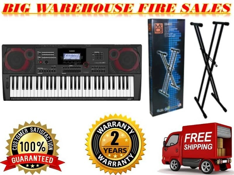 Casio CTX5000 61-клавишная сенсорная портативная клавиатура с подставкой для клавиатуры CTX5000 61-Key Touch Sensitive Portable Keyboard with Key Board Stand
Casio CTX5000 61-клавишная сенсорная портативная клавиатура с подставкой для клавиатуры CTX5000 61-Key Touch Sensitive Portable Keyboard with Key Board Stand