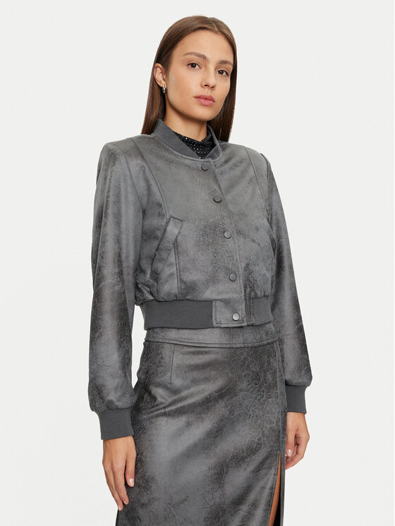 Куртка из искусственной кожи, стандартного кроя Only, серый
Куртка из искусственной кожи, стандартного кроя Only, серый