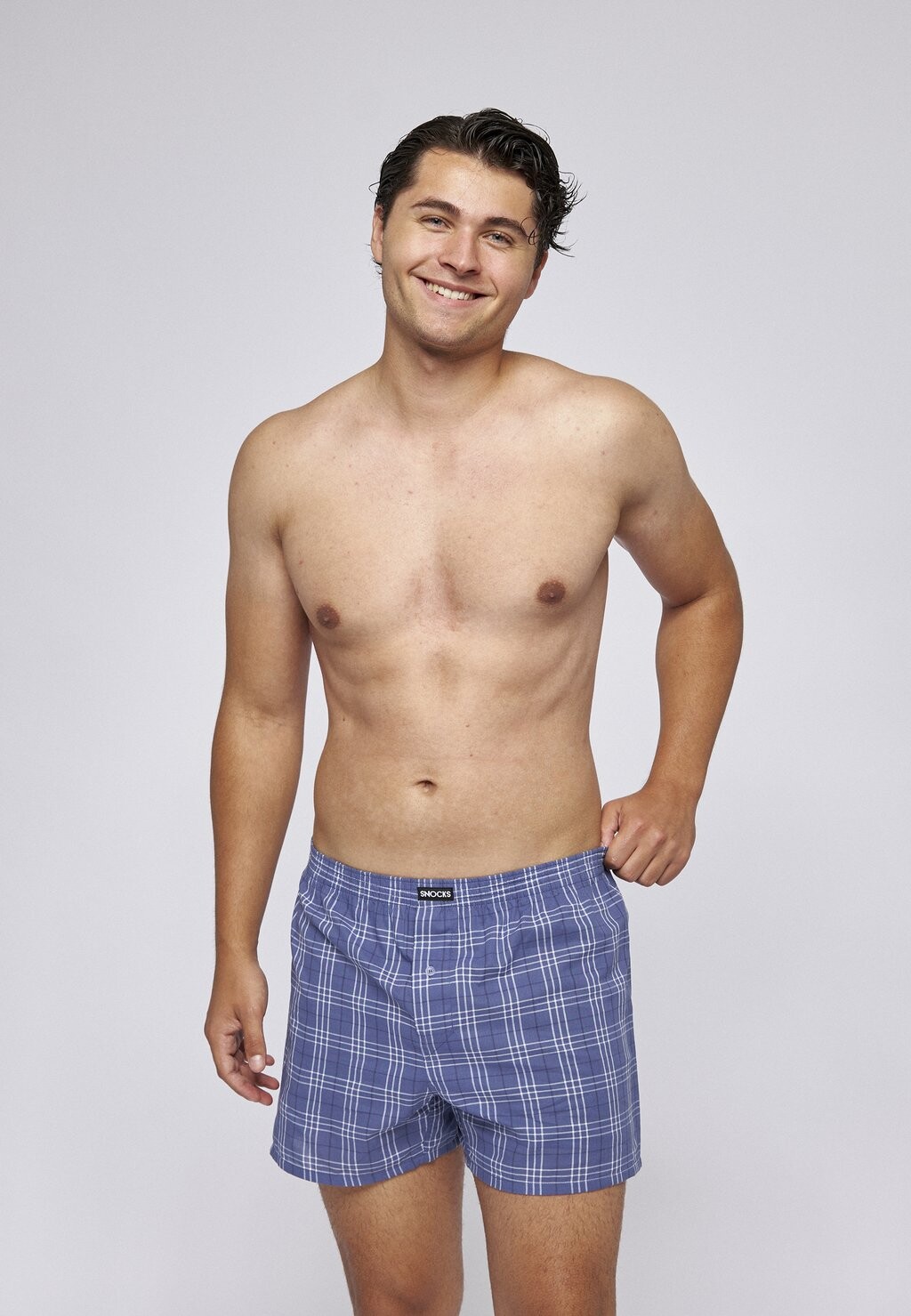 Боксеры AMERICAN 3 PACK SNOCKS, синий 
Боксеры AMERICAN 3 PACK SNOCKS, синий