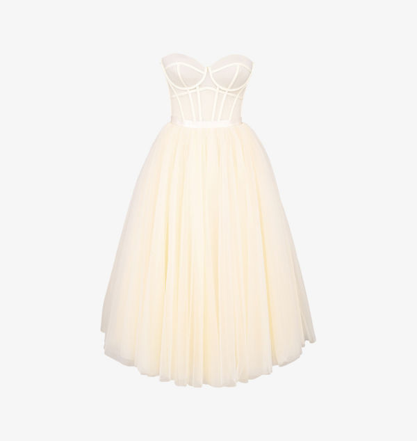 Платье миди из тюля Darling House Of Cb, бежевый
Платье миди из тюля Darling House Of Cb, бежевый