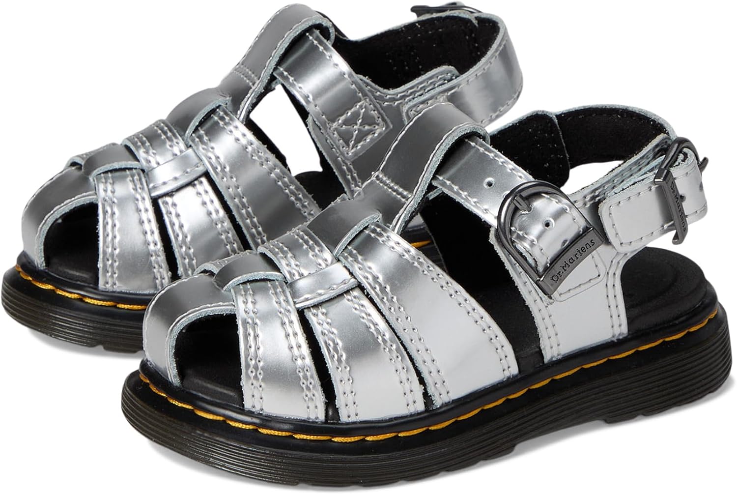 Dr. Martens Unisex-Child Caarys (Little Big Kid) сандалии Fisherman, Silver
Dr. Martens Unisex-Child Caarys (Little Big Kid) сандалии Fisherman, Silver