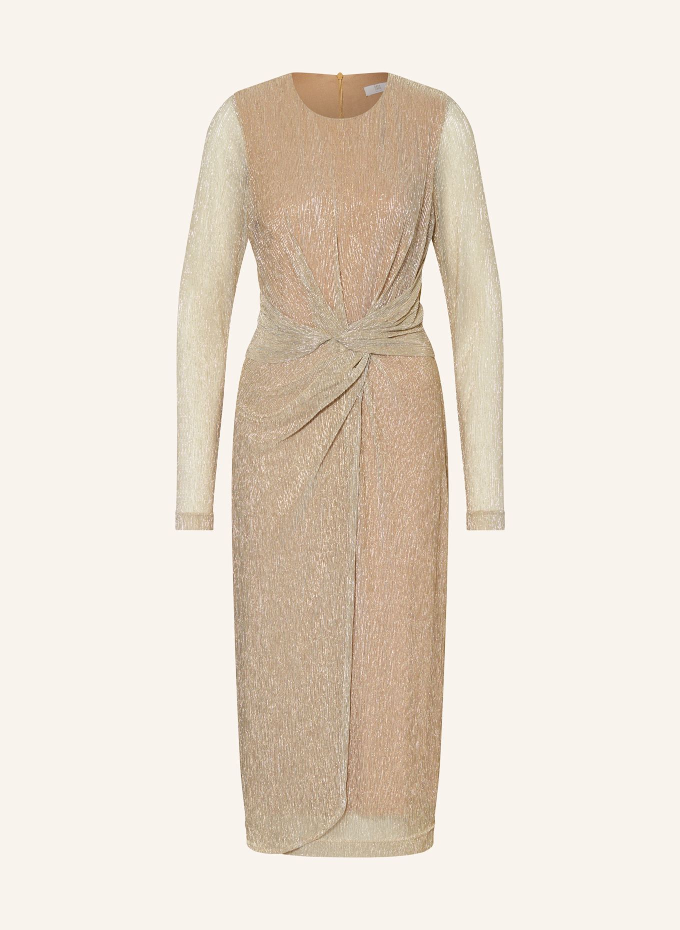Коктейльное платье с блестящей пряжей Riani, золотой
Коктейльное платье с блестящей пряжей Riani, золотой
