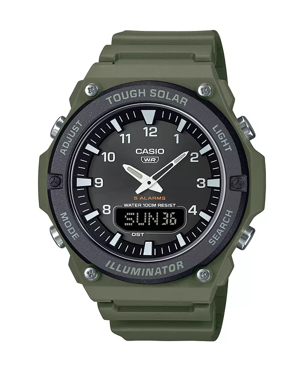 Мужские аналоговые часы из зеленой смолы, 52,5 мм Casio, green
Мужские аналоговые часы из зеленой смолы, 52,5 мм Casio, green