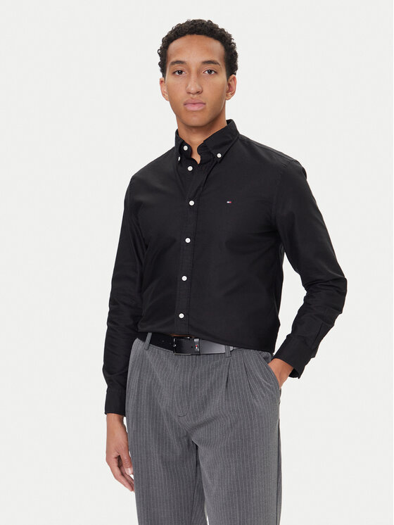 Рубашка regular fit Solid Heritage MW0MW35774 Tommy Hilfiger, черный
Рубашка regular fit Solid Heritage MW0MW35774 Tommy Hilfiger, черный