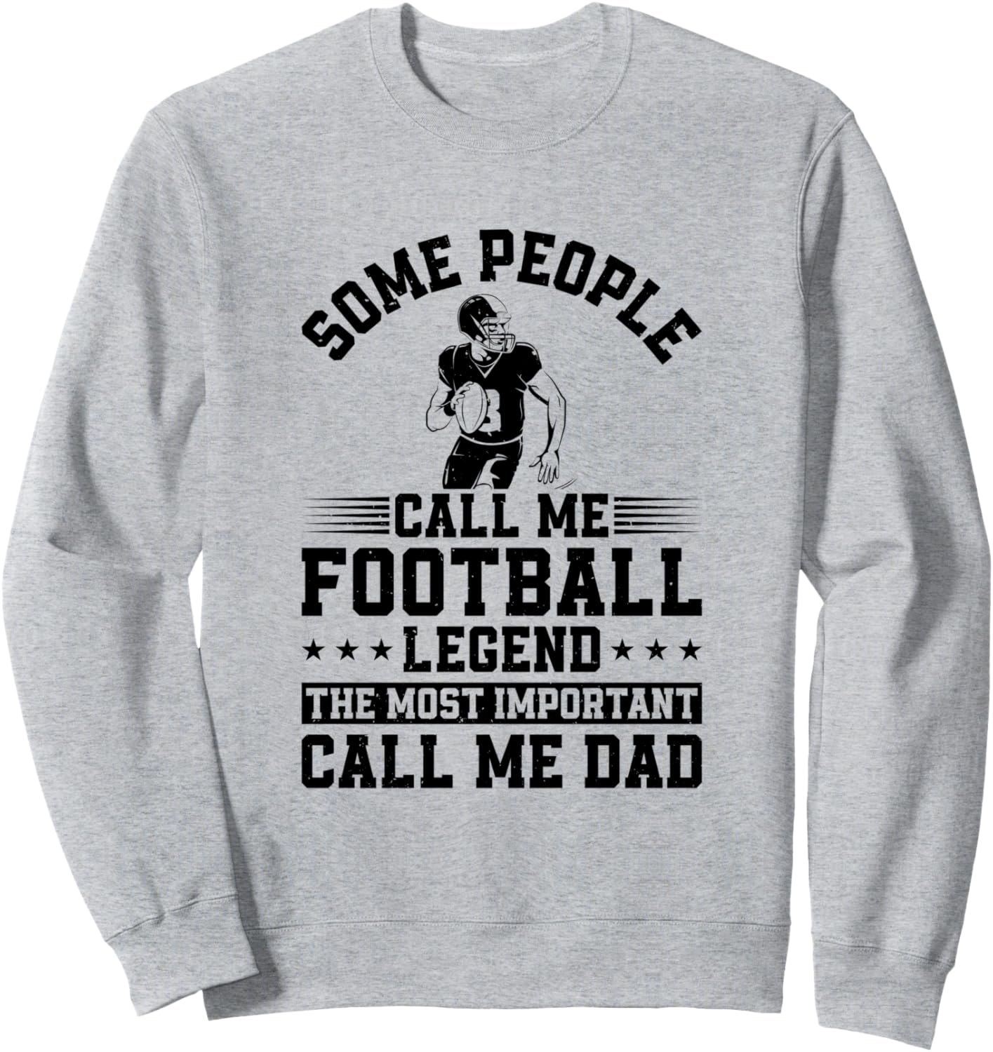 Некоторые называют меня футбольной легендой - толстовка с надписью «Папа-футболист» American Football Player Daddy Football Player, серый
Некоторые называют меня футбольной легендой - толстовка с надписью «Папа-футболист» American Football Player Daddy Football Player, серый
