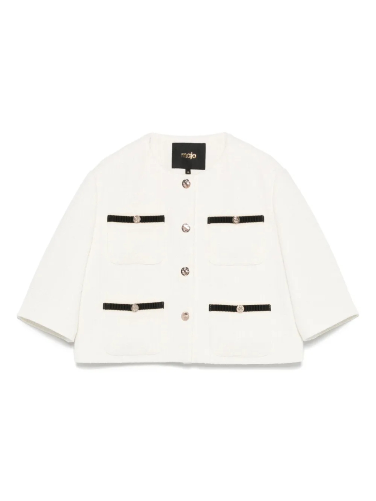 Укороченная куртка Maje, белый
Укороченная куртка Maje, белый