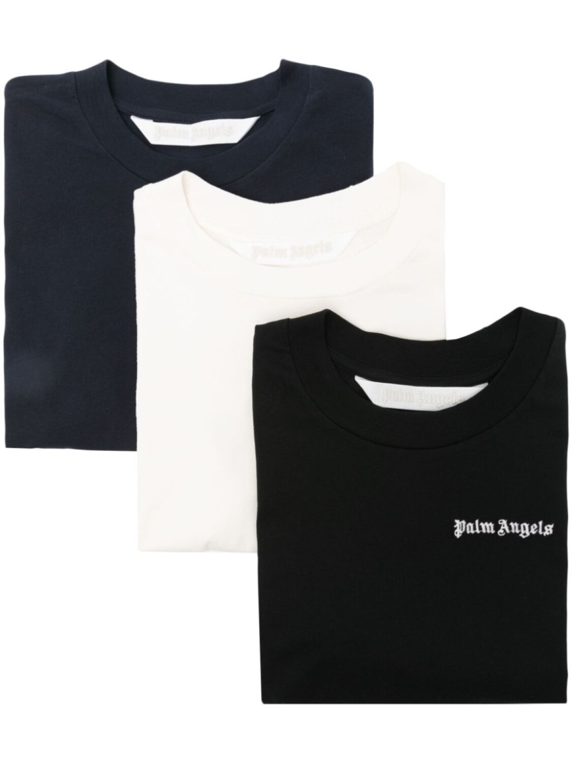 Palm Angels комплект Classic из трех футболок с вышитым логотипом, черный
Palm Angels комплект Classic из трех футболок с вышитым логотипом, черный