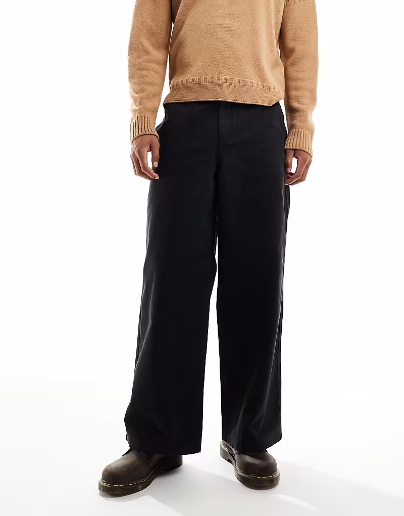 Свободные брюки черного цвета Asos Design
Свободные брюки черного цвета Asos Design