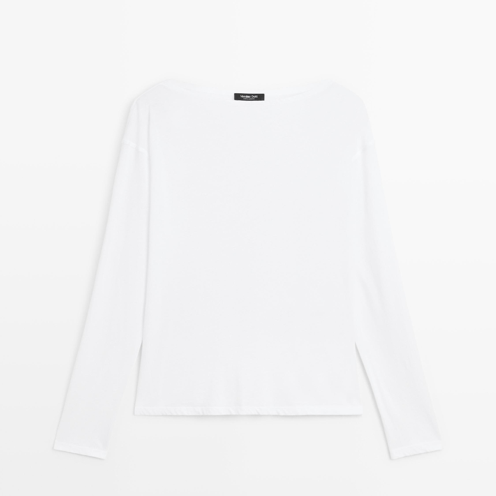 Футболка Massimo Dutti 100% Cotton Boat Neck, белый
Футболка Massimo Dutti 100% Cotton Boat Neck, белый