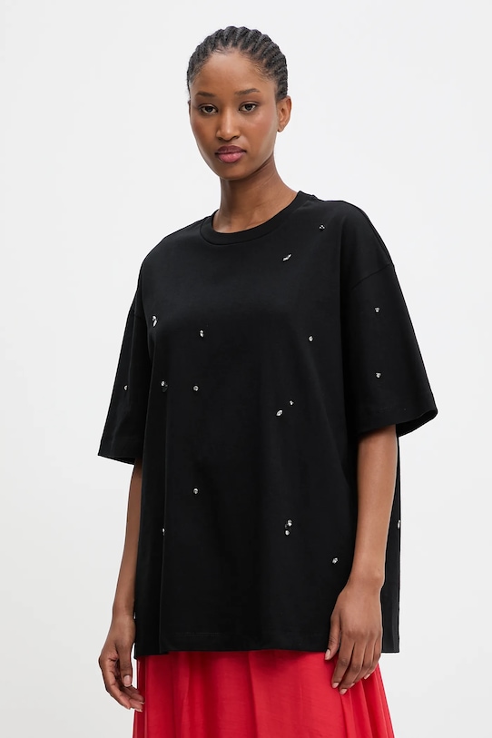 Хлопковая футболка Answear.Lab, черный
Хлопковая футболка Answear.Lab, черный