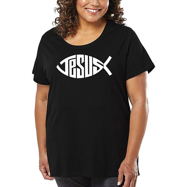 Футболка с принтом для женщин plus size - christian jesus name fish symbol La Pop Art, Black, Черный, Футболка с принтом для женщин plus size - christian jesus name fish symbol La Pop Art, Black
Футболка с принтом для женщин plus size - christian jesus name fish symbol La Pop Art, Black, Черный, Футболка с принтом для женщин plus size - christian jesus name fish symbol La Pop Art, Black