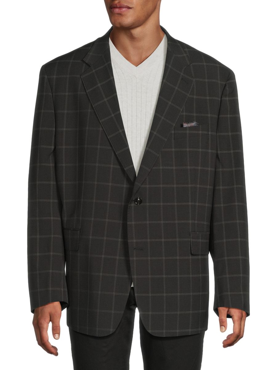 Спортивное пальто Slim-Fit Windowpane Tallia, черный
Спортивное пальто Slim-Fit Windowpane Tallia, черный