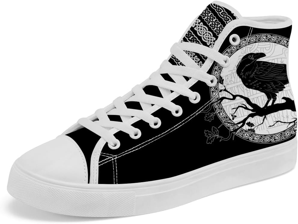 Мужские и женские высокие кеды chebing Raven на шнуровке, повседневные кроссовки из хлопка, черный
Мужские и женские высокие кеды chebing Raven на шнуровке, повседневные кроссовки из хлопка, черный