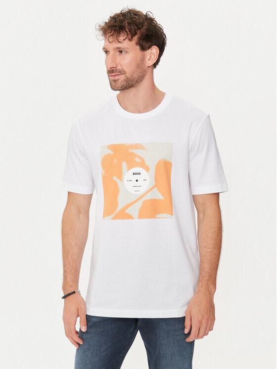 Футболка стандартного кроя Boss, белый
Футболка стандартного кроя Boss, белый