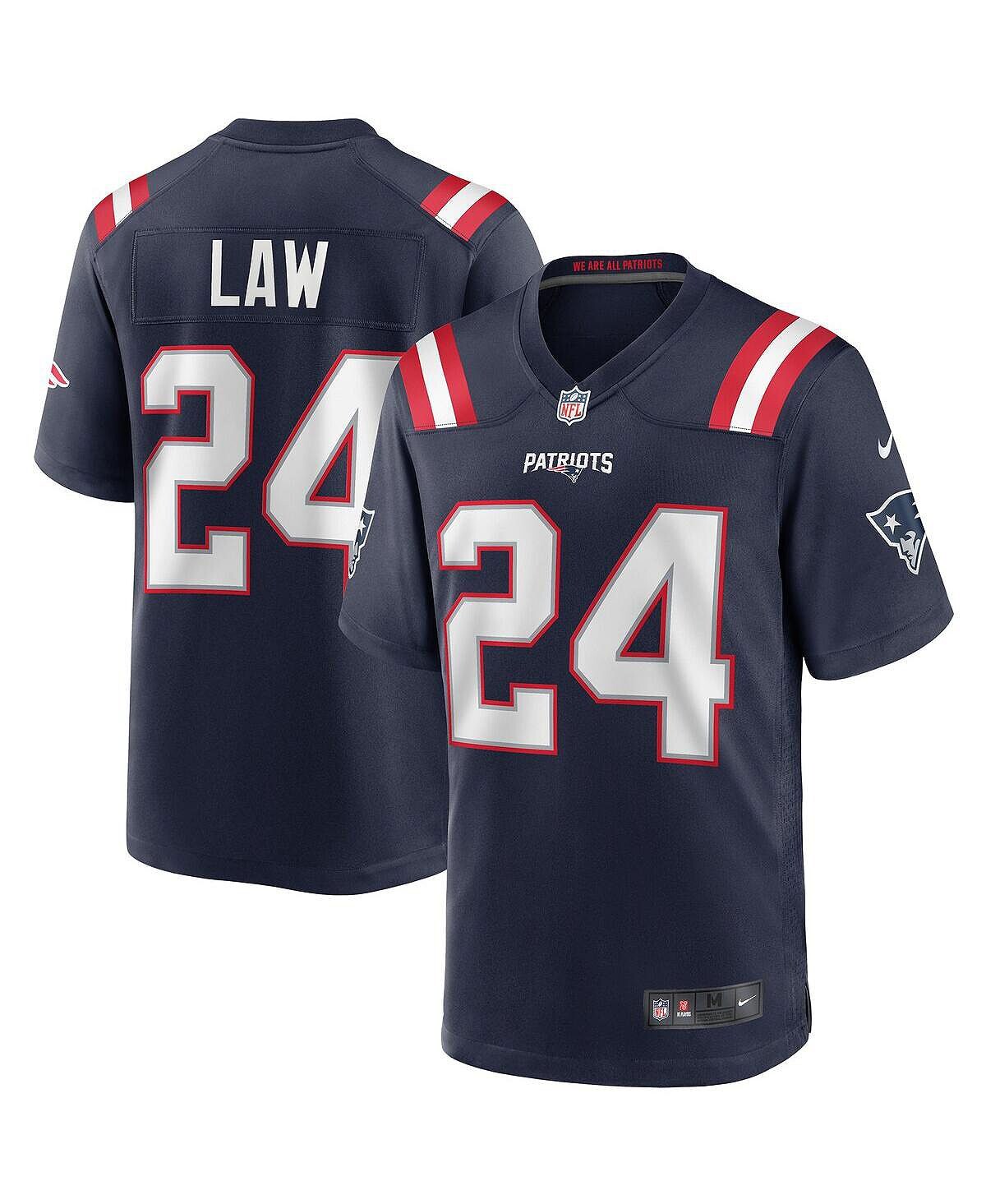 Мужская футболка ty law navy new england patriots game для пенсионеров Nike, синий
Мужская футболка ty law navy new england patriots game для пенсионеров Nike, синий
