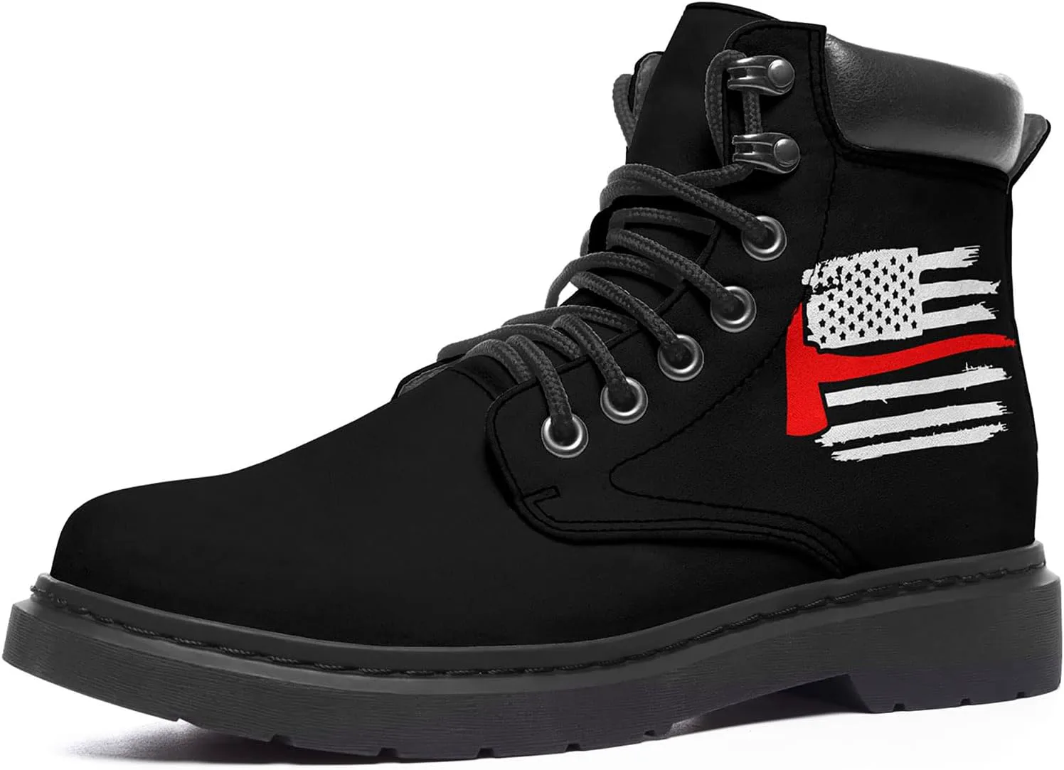 Сапоги с американским флагом, патриотические ботинки, индивидуальные байкерские ботинки с именем, кожаные ботинки на шнуровке с узором звезд и полос для женщин и мужчин Onegam, черно-белый
Сапоги с американским флагом, патриотические ботинки, индивидуальные байкерские ботинки с именем, кожаные ботинки на шнуровке с узором звезд и полос для женщин и мужчин Onegam, черно-белый