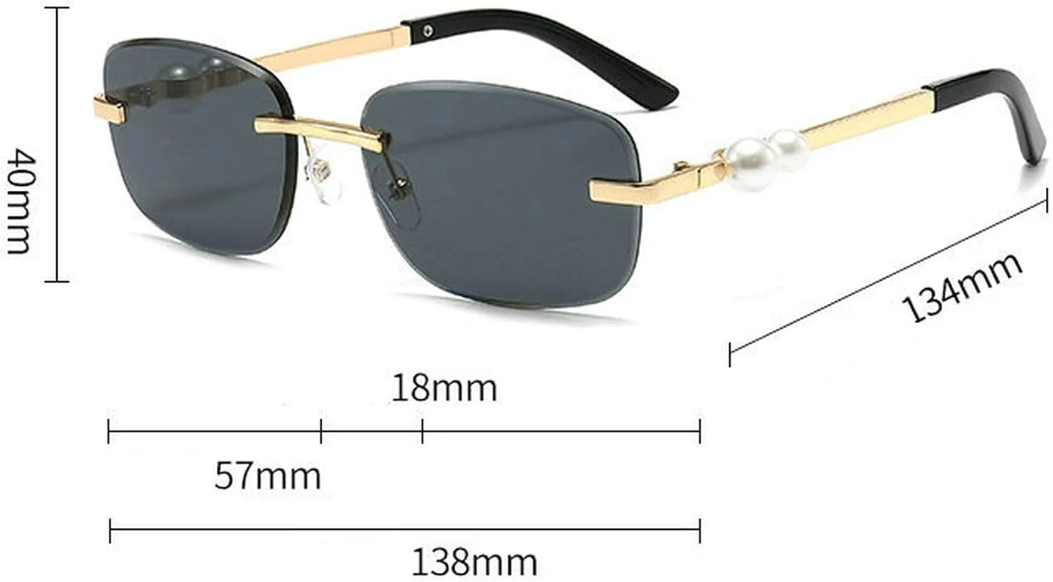 Солнцезащитные очки COTIA без оправы, прямоугольной формы, для женщин и мужчин, в стиле ретро, квадратные, без оправы, металлические, с жемчужной отделкой, Black
Солнцезащитные очки COTIA без оправы, прямоугольной формы, для женщин и мужчин, в стиле ретро, квадратные, без оправы, металлические, с жемчужной отделкой, Black