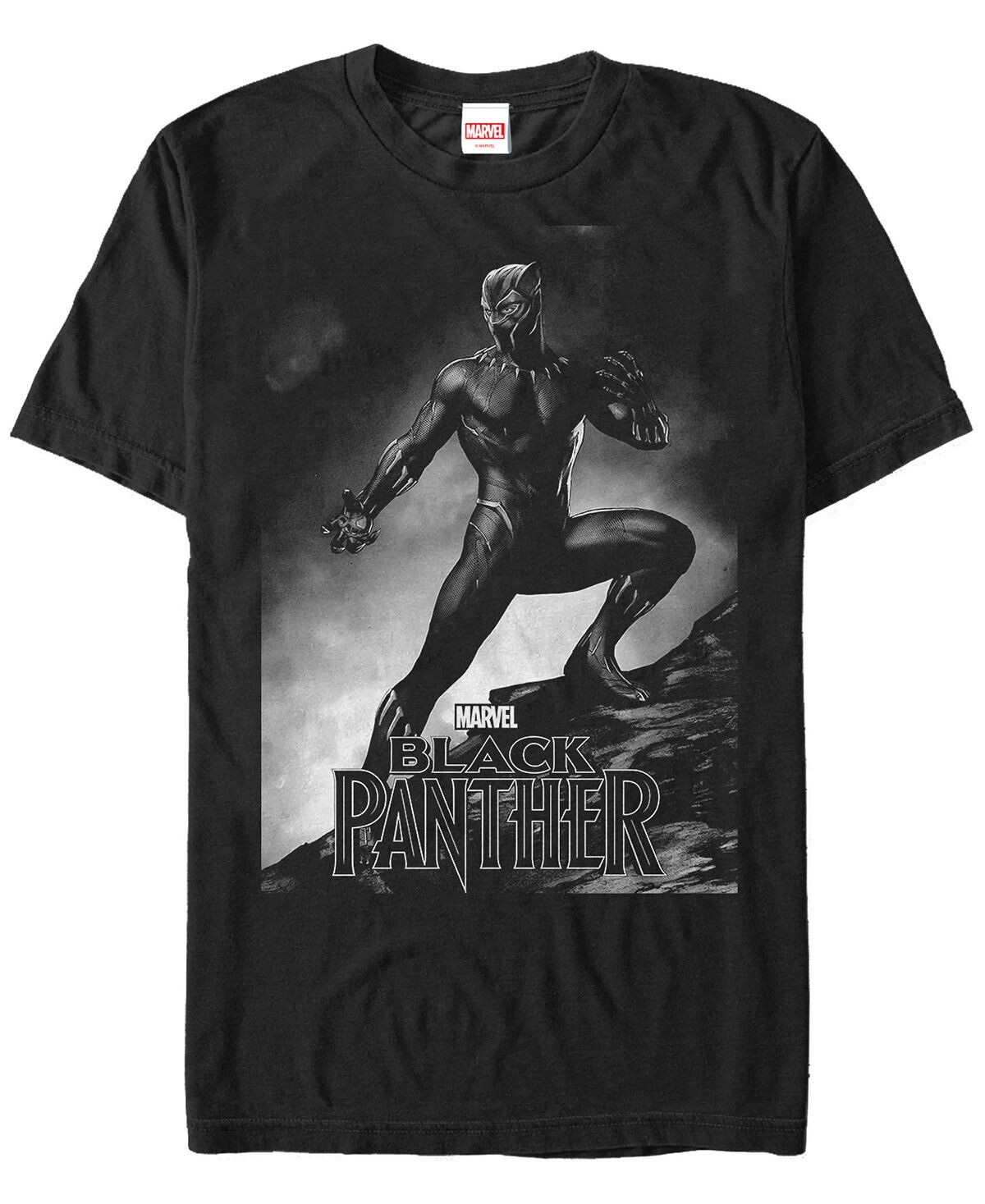 Мужская футболка с коротким рукавом marvel black panther posed black panther Fifth Sun, черный
Мужская футболка с коротким рукавом marvel black panther posed black panther Fifth Sun, черный
