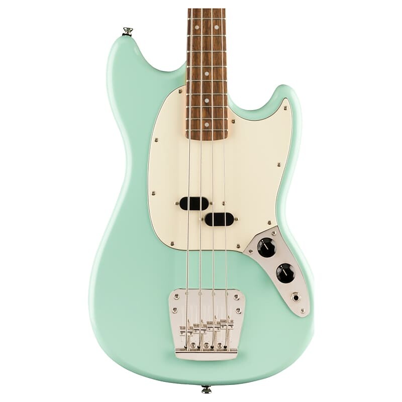 Squier Classic Vibe '60s Short-Scale Mustang Bass, Laurel FB, Surf Green
Squier Classic Vibe '60s Short-Scale Mustang Bass, Laurel FB, Surf Green