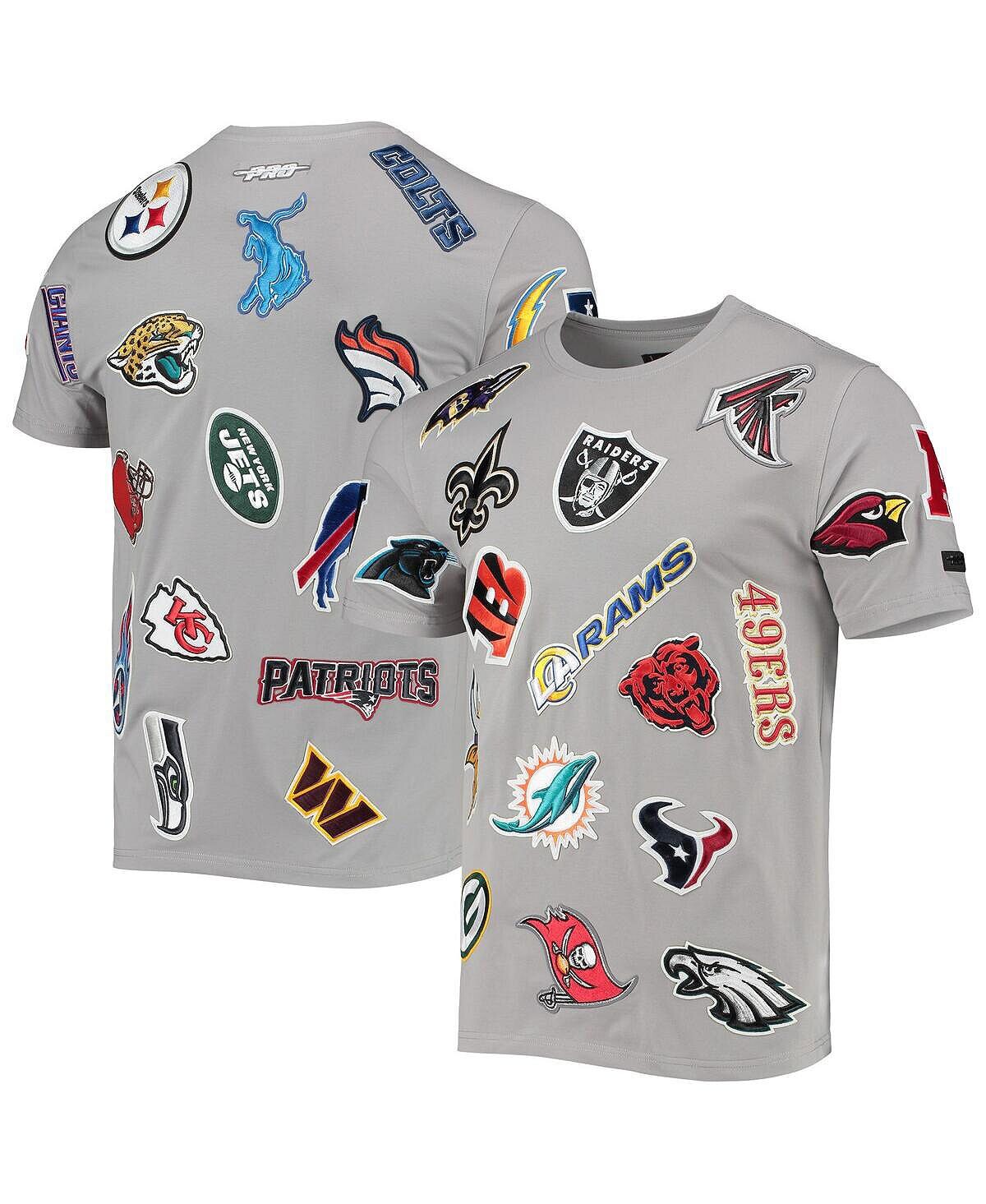 Мужская серая футболка с надписью nfl league Pro Standard, серый
Мужская серая футболка с надписью nfl league Pro Standard, серый