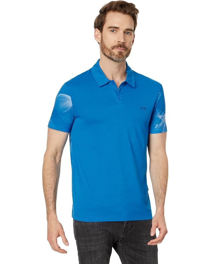 Поло Armani Exchange Regular Fit Cotton Floral Polo, цвет Blue Flower Flow/Dark Blue
Поло Armani Exchange Regular Fit Cotton Floral Polo, цвет Blue Flower Flow/Dark Blue