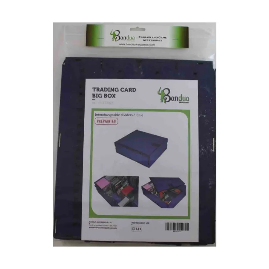 Большая коробка для коллекционных карточек - синяя, Gaming Accessories - Assorted (Bandua Wargames)
Большая коробка для коллекционных карточек - синяя, Gaming Accessories - Assorted (Bandua Wargames)
