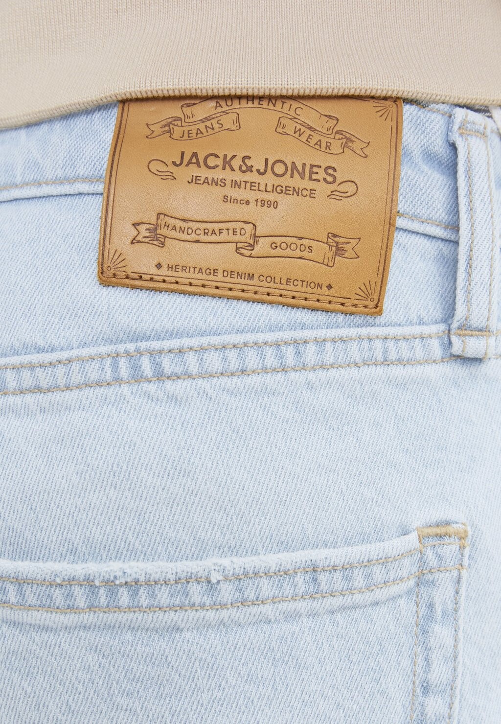 Джинсы прямого кроя Jack & Jones, синий деним Jjierik Jjcooper 
Джинсы прямого кроя Jack & Jones, синий деним Jjierik Jjcooper