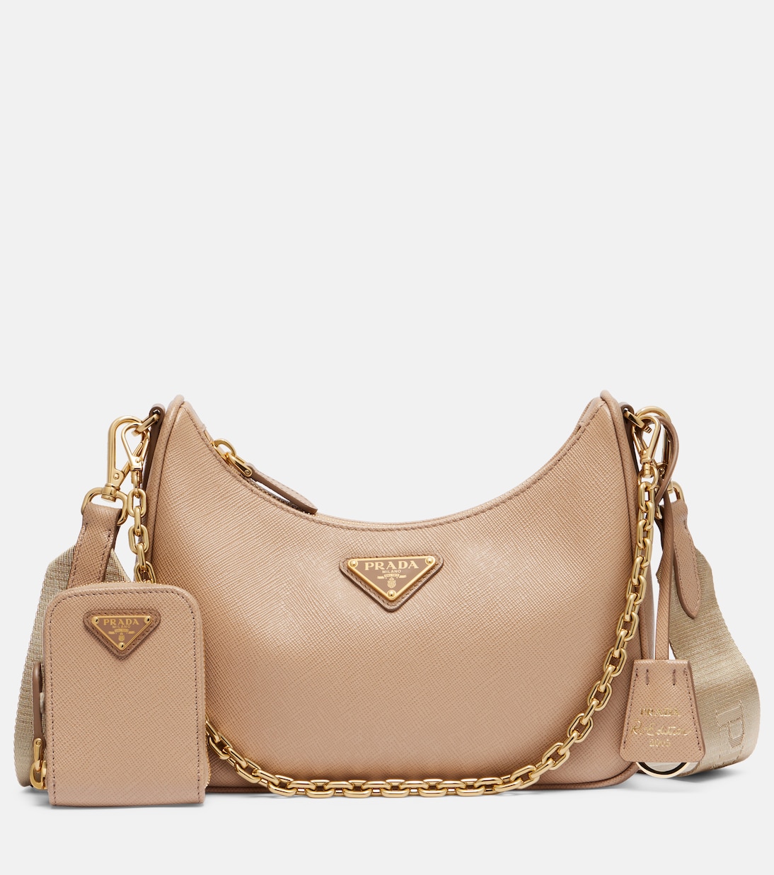 Кожаная сумка через плечо Re-Edition 2005 Prada, Powder
Кожаная сумка через плечо Re-Edition 2005 Prada, Powder