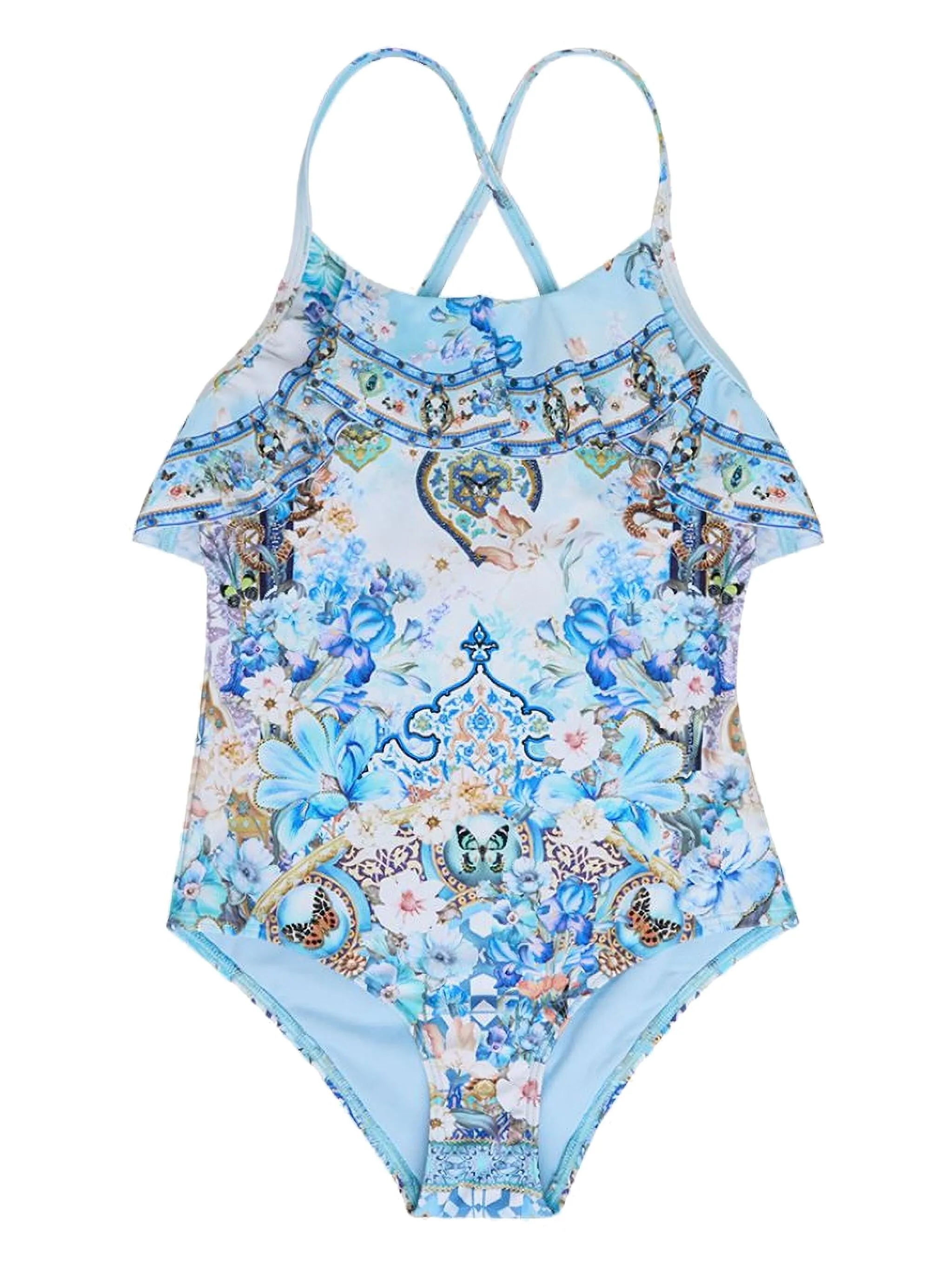 Купальник с оборками Camilla Kids, синий
Купальник с оборками Camilla Kids, синий