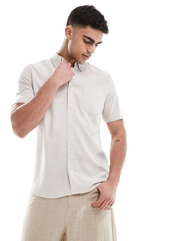 Льняная рубашка с короткими рукавами French Connection цвета «камень» French Connection Mens
Льняная рубашка с короткими рукавами French Connection цвета «камень» French Connection Mens