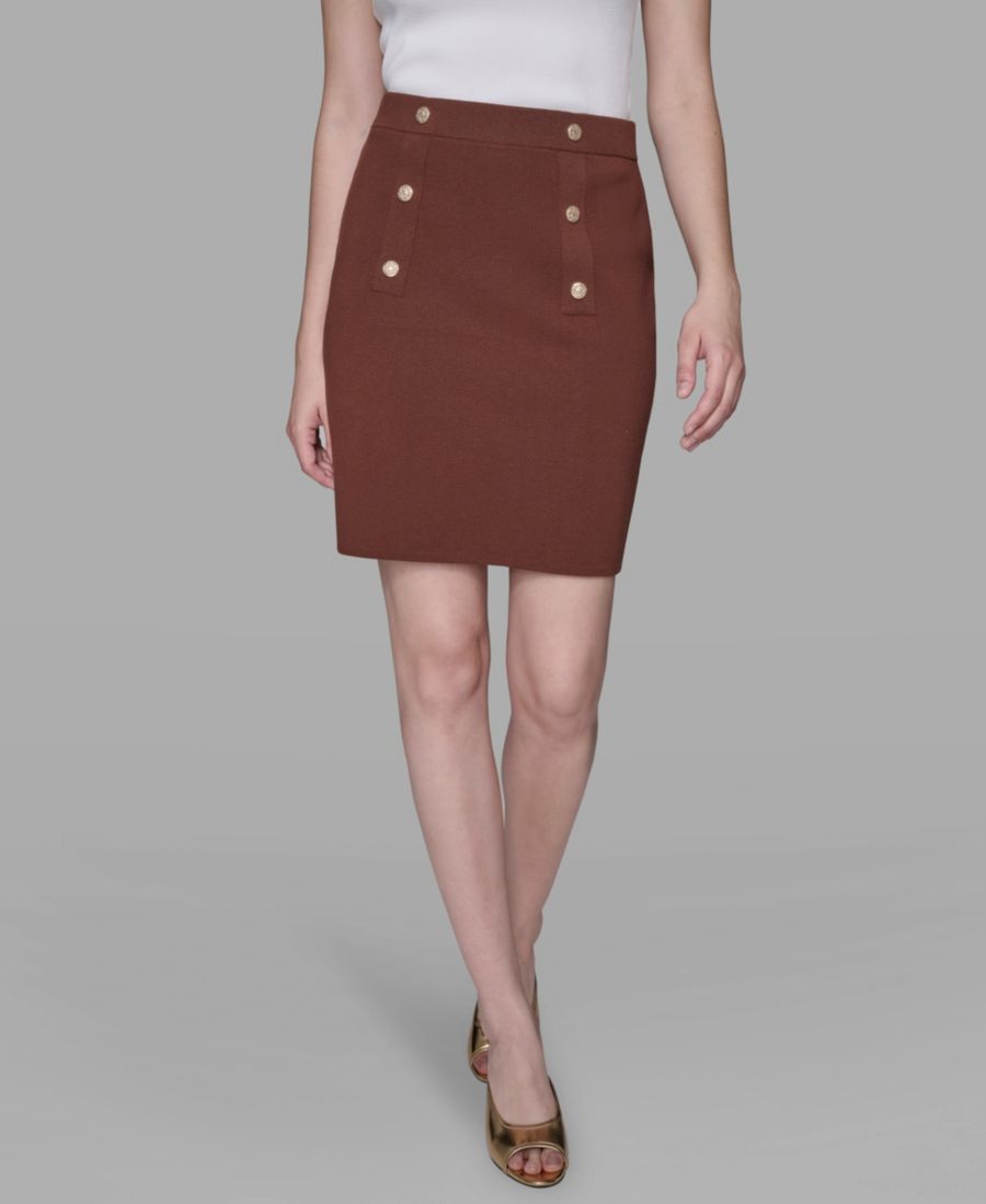 Женская вязаная юбка-карандаш KARL LAGERFELD PARIS, Cappucino
Женская вязаная юбка-карандаш KARL LAGERFELD PARIS, Cappucino