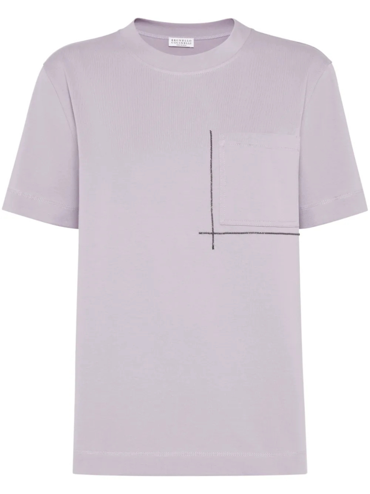 Brunello Cucinelli футболка с декором Monili, фиолетовый 
Brunello Cucinelli футболка с декором Monili, фиолетовый