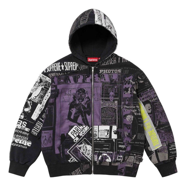 Толстовка collage zi[p up hooded sweatshirt 'black purple white' Supreme, черный
Толстовка collage zi[p up hooded sweatshirt 'black purple white' Supreme, черный
