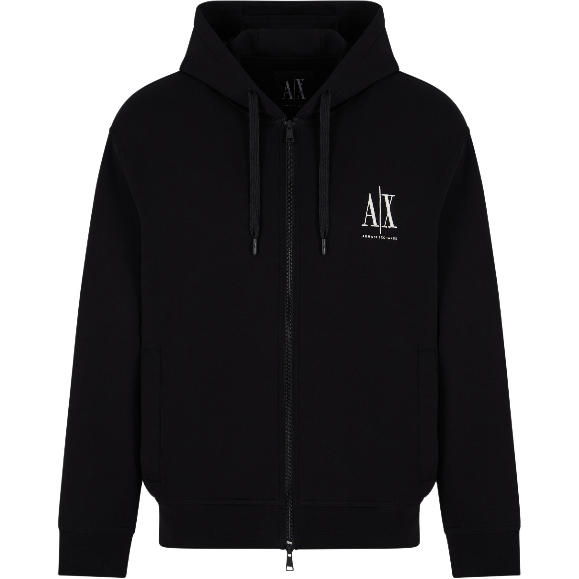 Худи на молнии ARMANI EXCHANGE, черный
Худи на молнии ARMANI EXCHANGE, черный