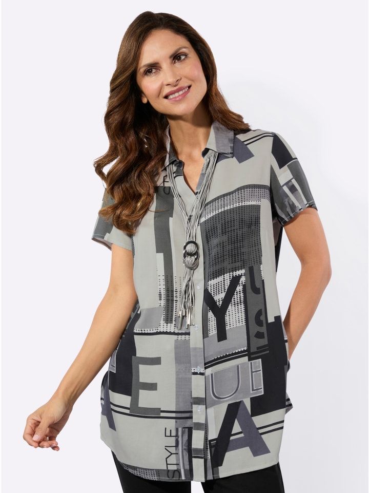 Длинная блузка с принтом черного и экрю WITT WEIDEN
Длинная блузка с принтом черного и экрю WITT WEIDEN