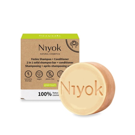Твердый шампунь и кондиционер Green Touch 80 г Niyok
Твердый шампунь и кондиционер Green Touch 80 г Niyok
