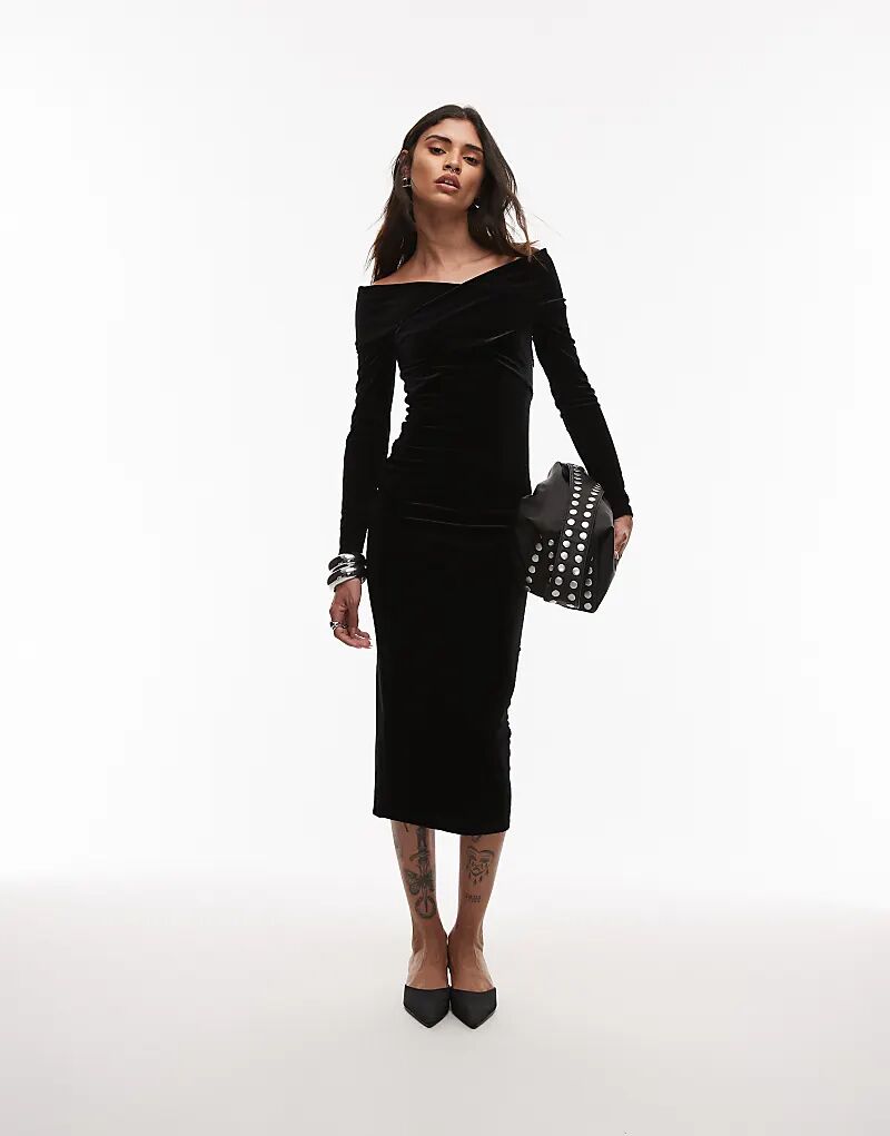 Платье Allsaints Delta из бархата черного цвета
Платье Allsaints Delta из бархата черного цвета