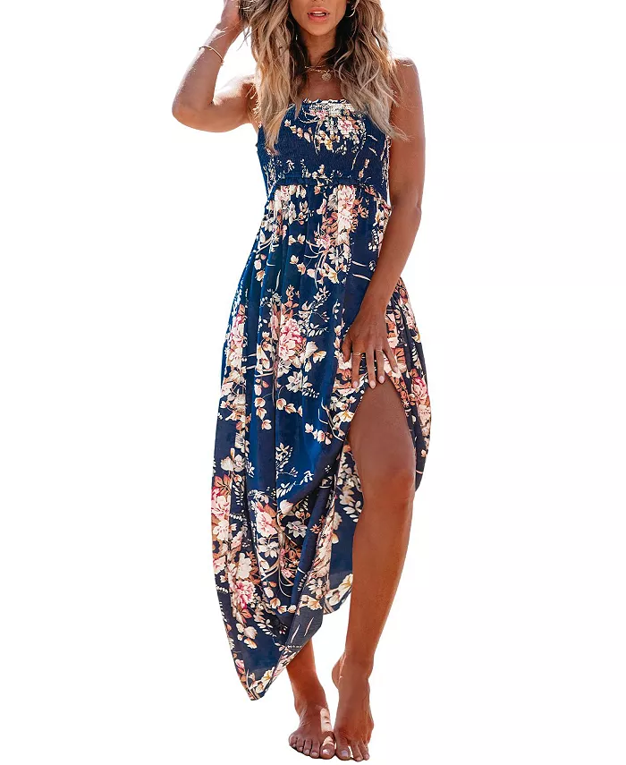 Женское пляжное платье макси с цветочным принтом Cupshe, синий
Женское пляжное платье макси с цветочным принтом Cupshe, синий