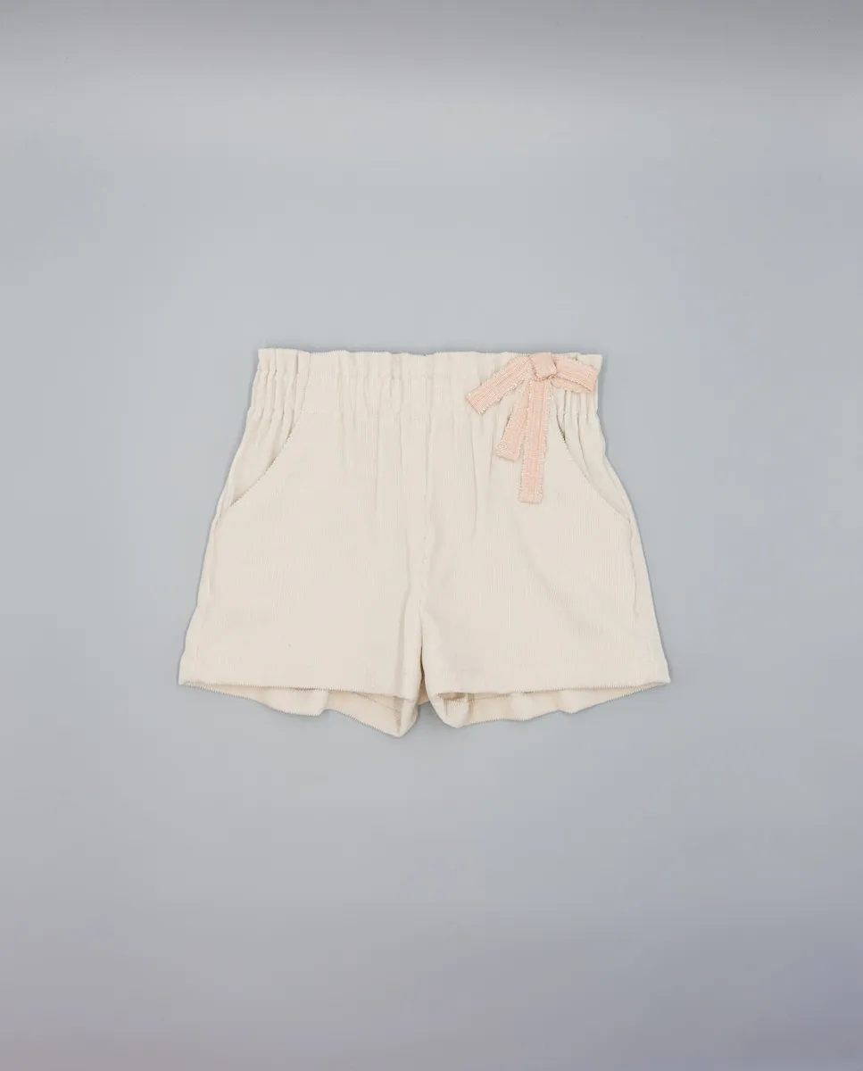 Детские шортики из сырого вельвета с розовым бантом Fina Ejerique
Детские шортики из сырого вельвета с розовым бантом Fina Ejerique