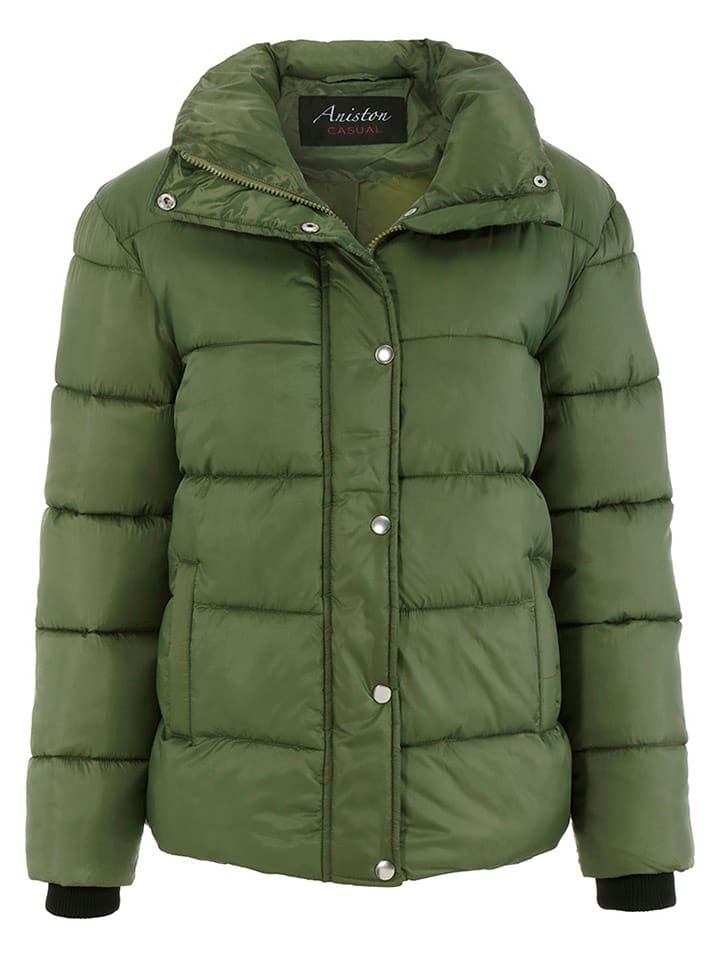Aniston Стеганая куртка зеленого цвета
Aniston Стеганая куртка зеленого цвета