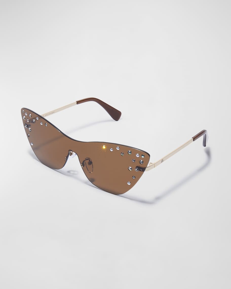 Металлические солнцезащитные очки «кошачий глаз» Downtown Disco Lele Sadoughi
Металлические солнцезащитные очки «кошачий глаз» Downtown Disco Lele Sadoughi