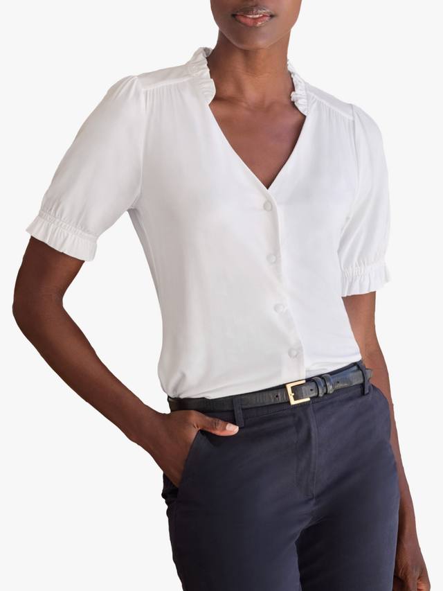 Джерси блузка Pure Collection, White
Джерси блузка Pure Collection, White