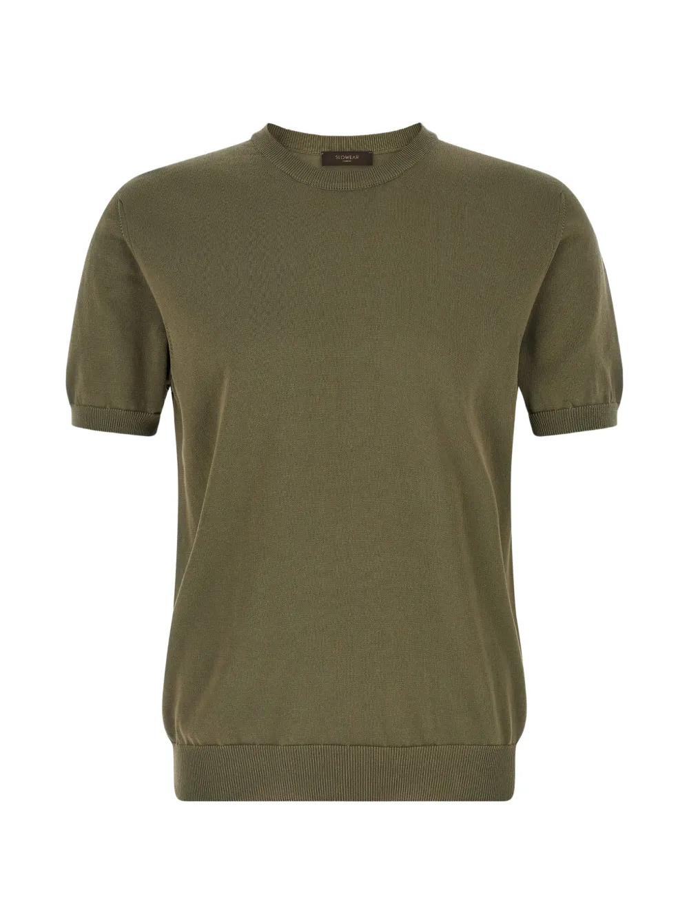 Хлопковая футболка с круглым вырезом и манжетами Zanone, зеленый
Хлопковая футболка с круглым вырезом и манжетами Zanone, зеленый