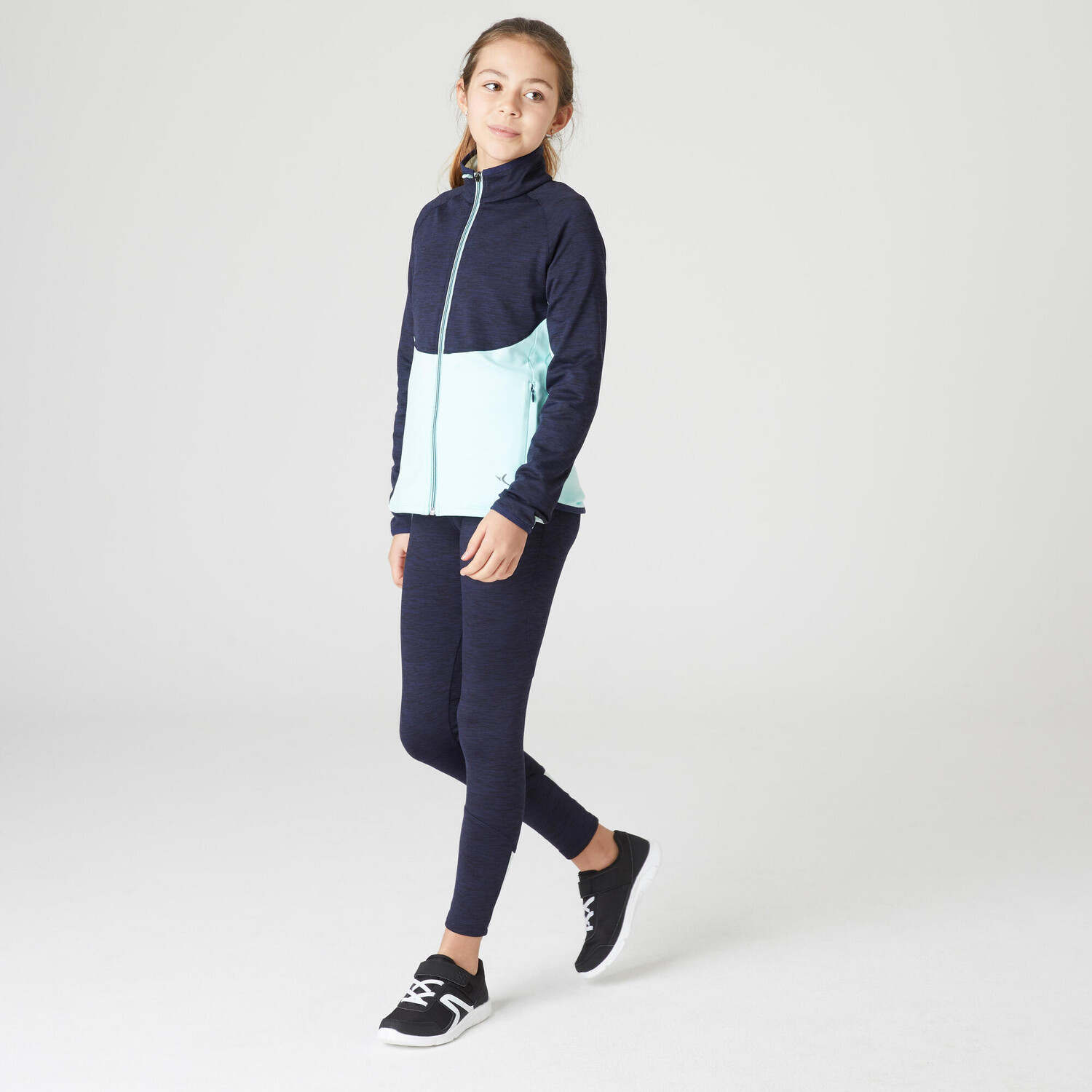 Спортивный костюм детский синтетический дышащий - S500 темно-синий/зеленый DOMYOS, темно-синий/пастельный мятно-серый
Спортивный костюм детский синтетический дышащий - S500 темно-синий/зеленый DOMYOS, темно-синий/пастельный мятно-серый