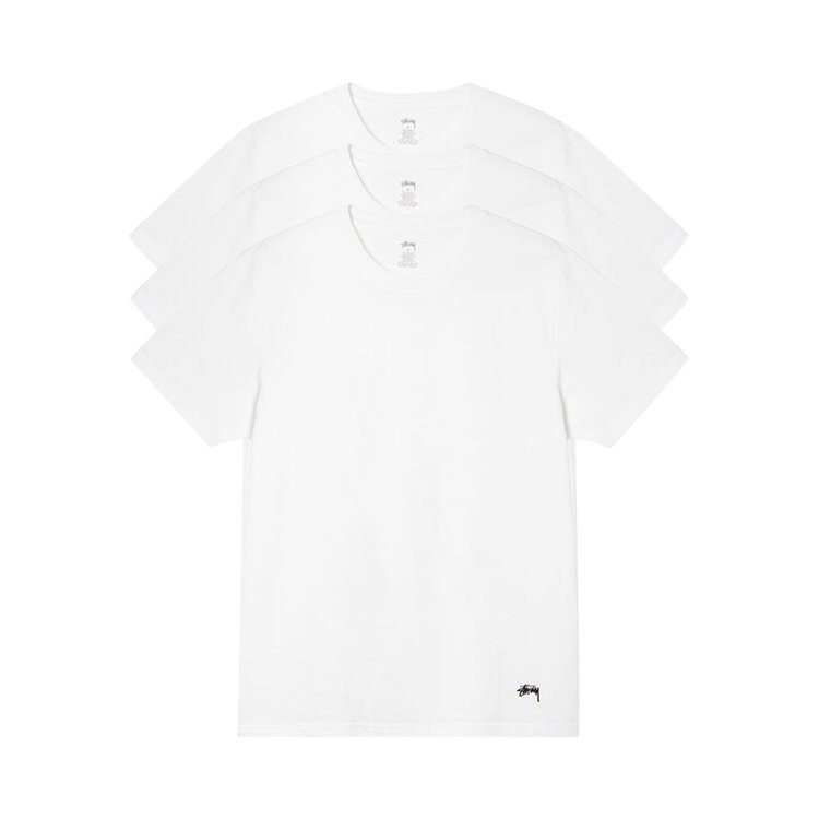Комплект футболок Stussy Undershirt (3 Pack) 'White', белый
Комплект футболок Stussy Undershirt (3 Pack) 'White', белый