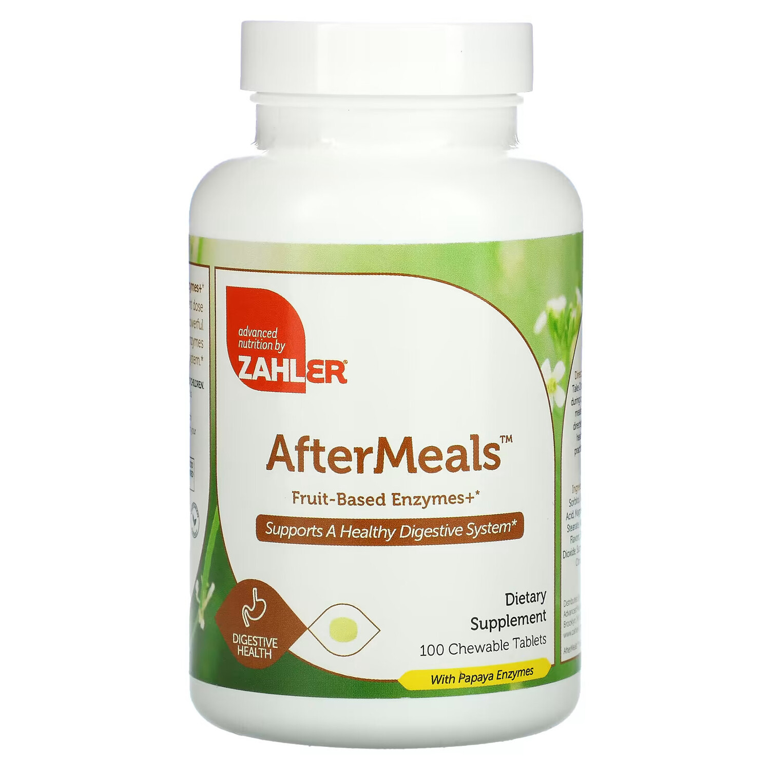 Zahler, AfterMeals, фруктовые ферменты, 100 жевательных таблеток
Zahler, AfterMeals, фруктовые ферменты, 100 жевательных таблеток